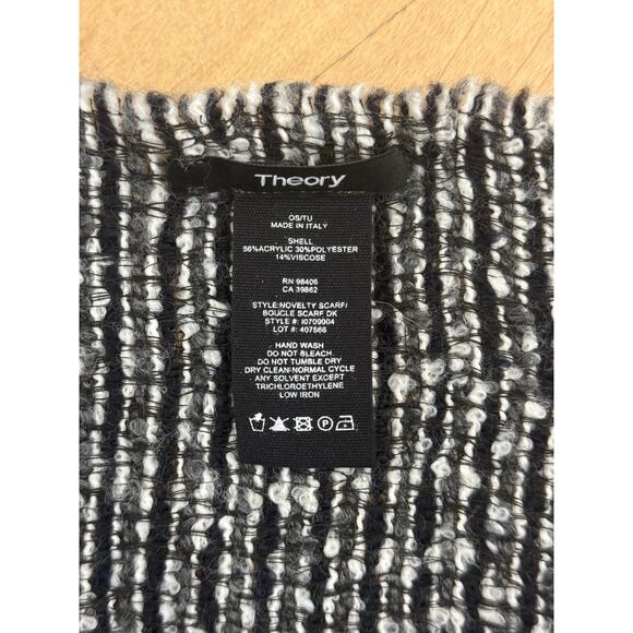 Theory Novelty Scarf Boucle Dark -unisex - Picture 7 of 7